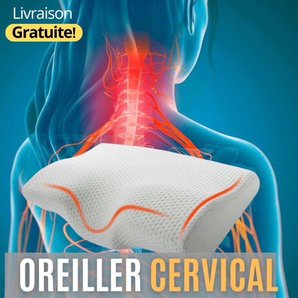Oreiller Orthopédique à Mémoire de Forme