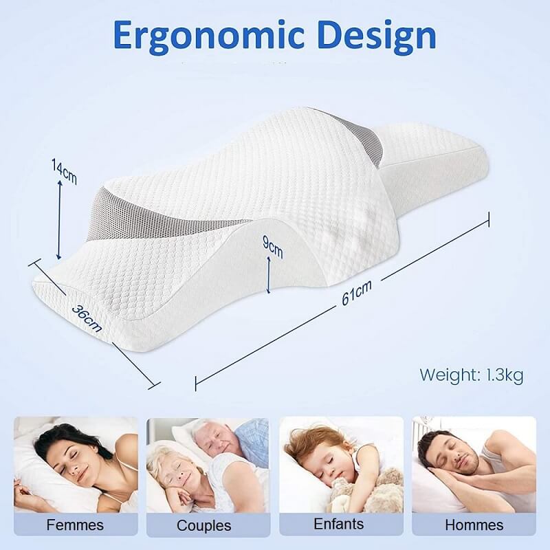 Oreiller Ergonomique Relaxant