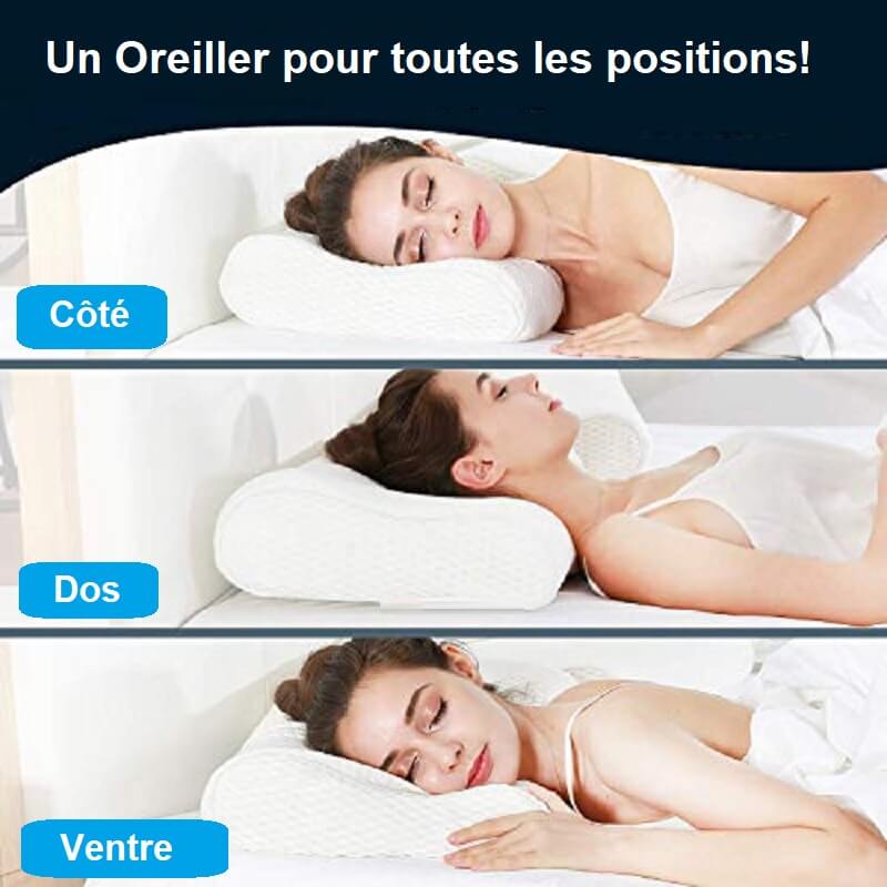 Oreiller Cervical Orthopédique à Mémoire de Forme