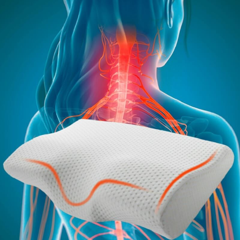 Oreiller Cervical Orthopédique à Mémoire de Forme