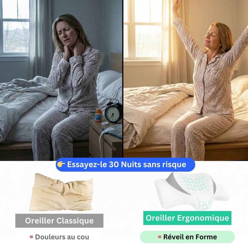 Oreiller Ergonomique Relaxant