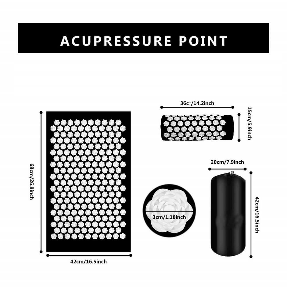 Kit D'Acupression Tapis et Coussin